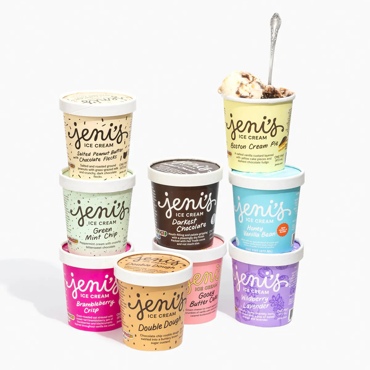 Jeni's Splendid Ice Creams - Ice Cream - Choose Your Own 9 Pints | Goldbelly