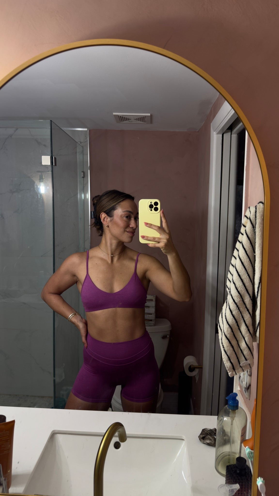 Pilates matching set of the day! Wearing size small in both top and bottom. I love this workout set from Ptula active - it’s perfect for reformer pilates classes 


#LTKActive #LTKFindsUnder100 #LTKootd