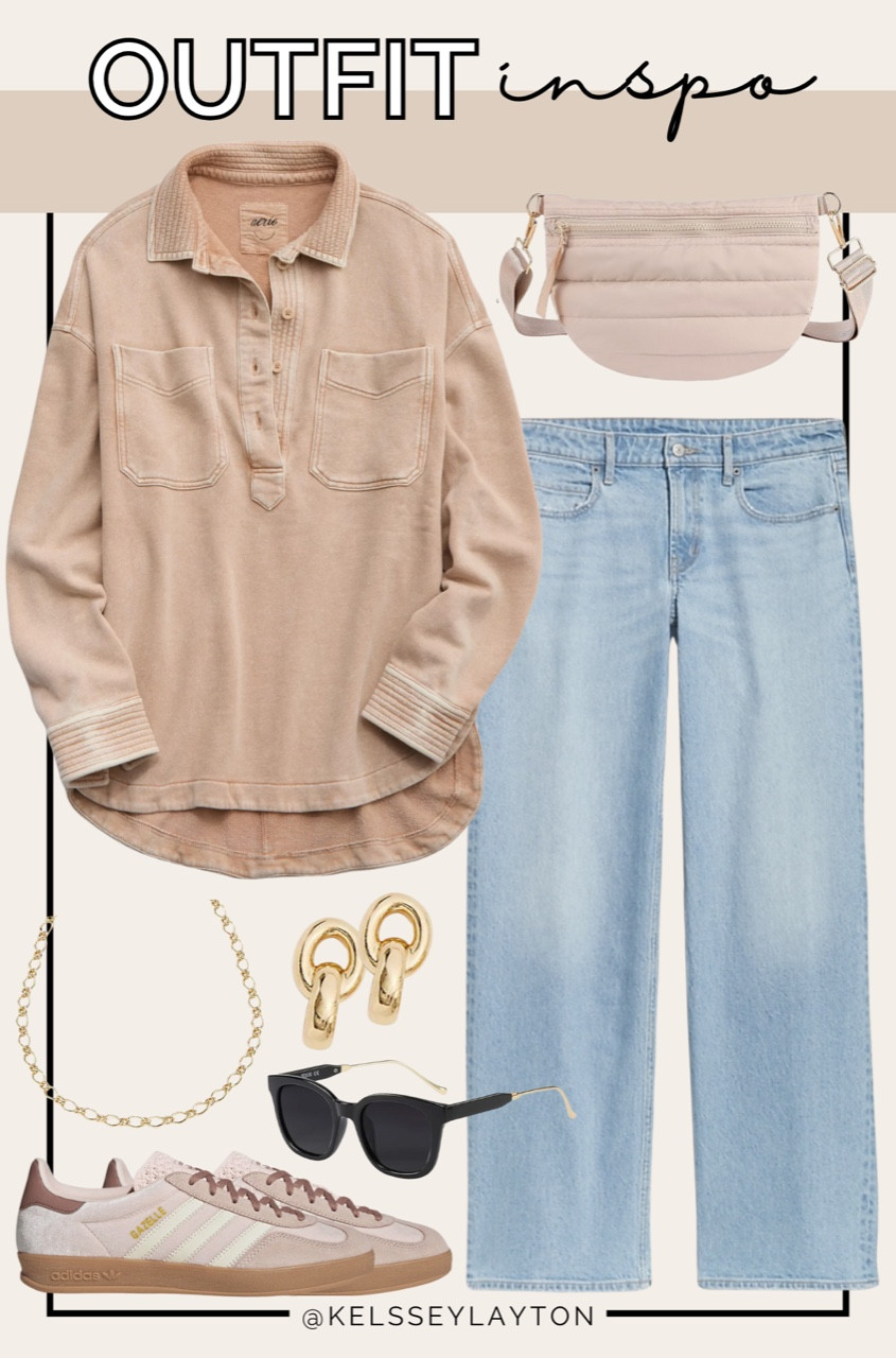 Outfit idea, aerie, pullover, mom outfit, neutral adidas 

#LTKFindsUnder50 #LTKMostLoved #LTKSaleAlert