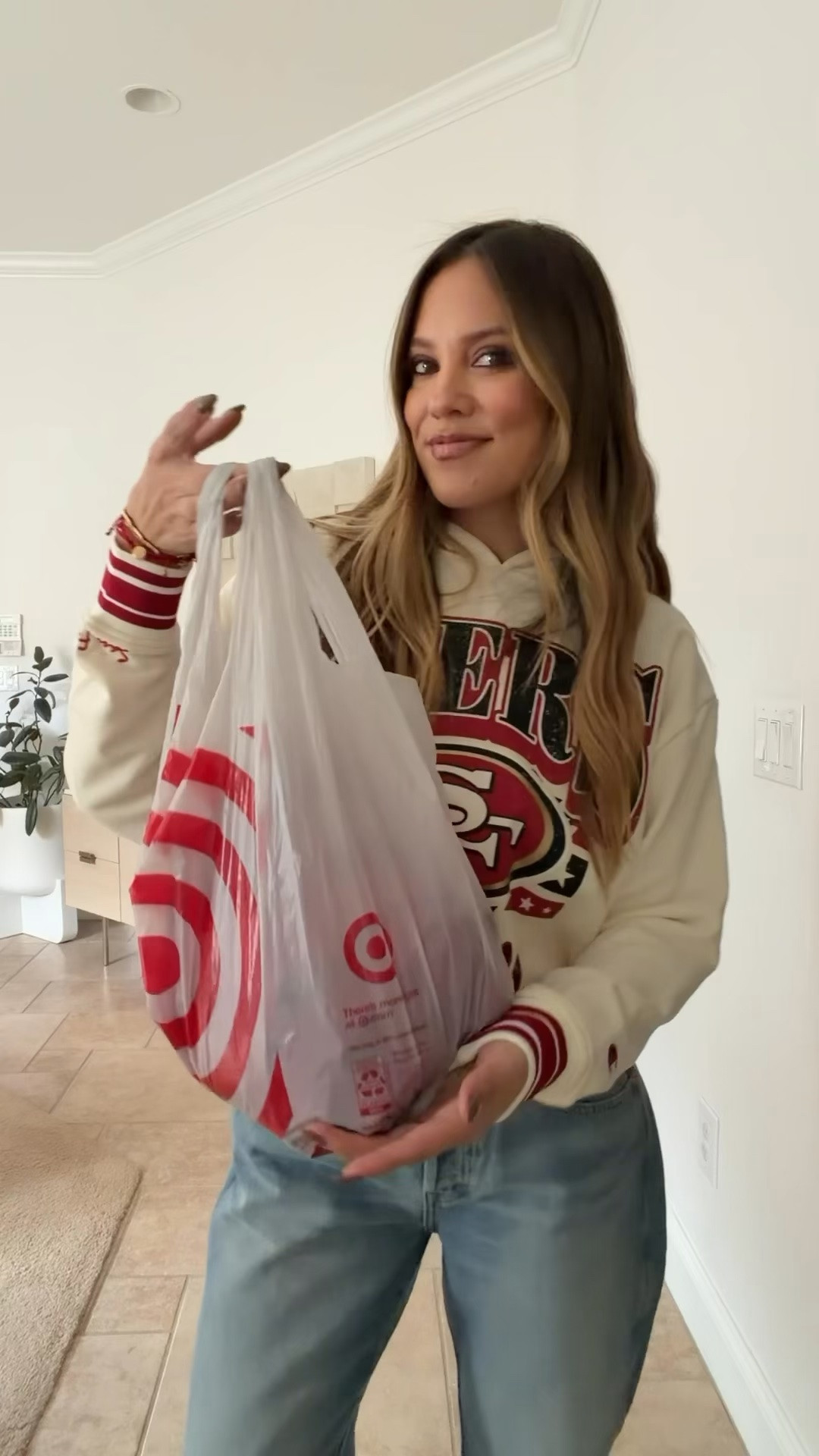 #AD Everything I grabbed @target that is a part of their new Officially Licensed 49ers Champion Apparel. #TargetPartner @Target #gamedaystyle @champion