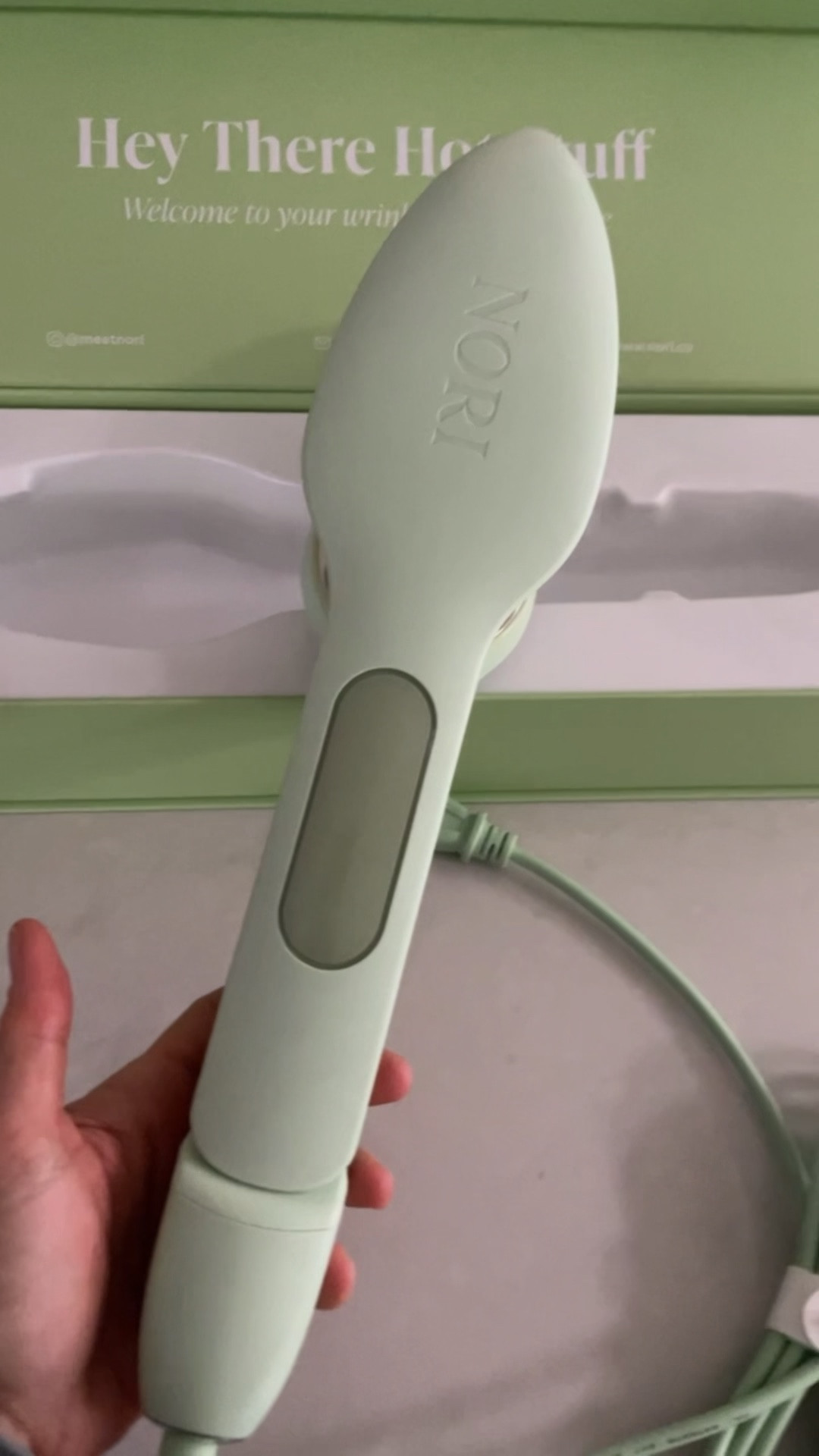 Keep your clothes fresh and wrinkle-free wherever you go with the Nori Travel Steamer & Iron! Compact, lightweight, and versatile, this 2-in-1 travel essential is perfect for quick touch-ups or ironing your clothes on the road. Its easy-to-use design ensures your outfits look crisp, whether you're traveling for work or play. Stay sharp and crease-free with Nori!