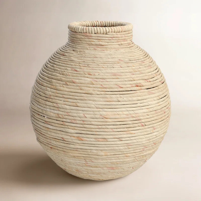 Seagrass Handmade Wrapped Decorative Vase | Wayfair North America