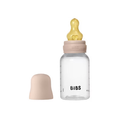Bibs Baby Plastic Bottle with Latex Nipple - 5oz - Blush | Target