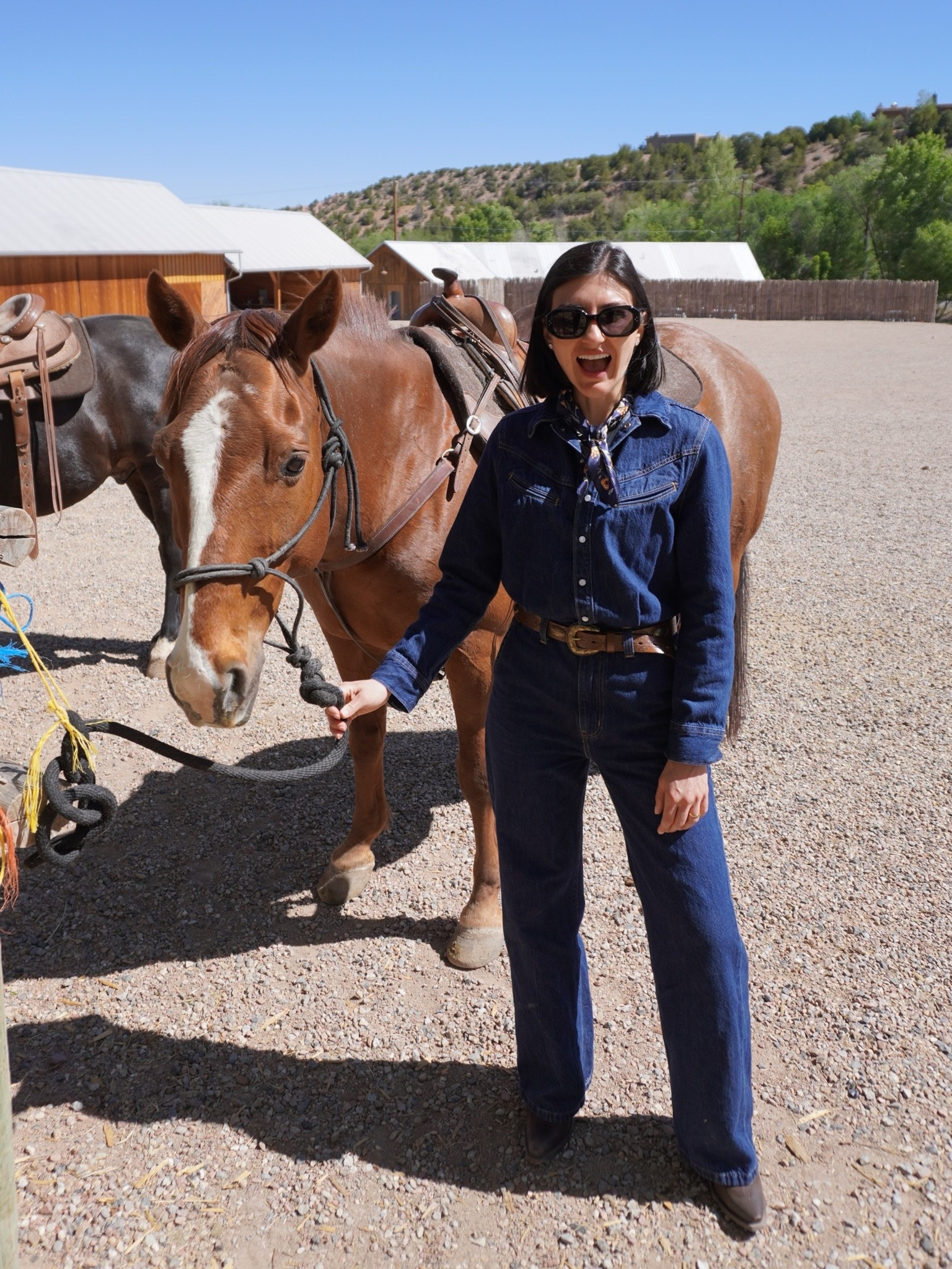 Perfect western style fit for horseback riding!

#LTKootd