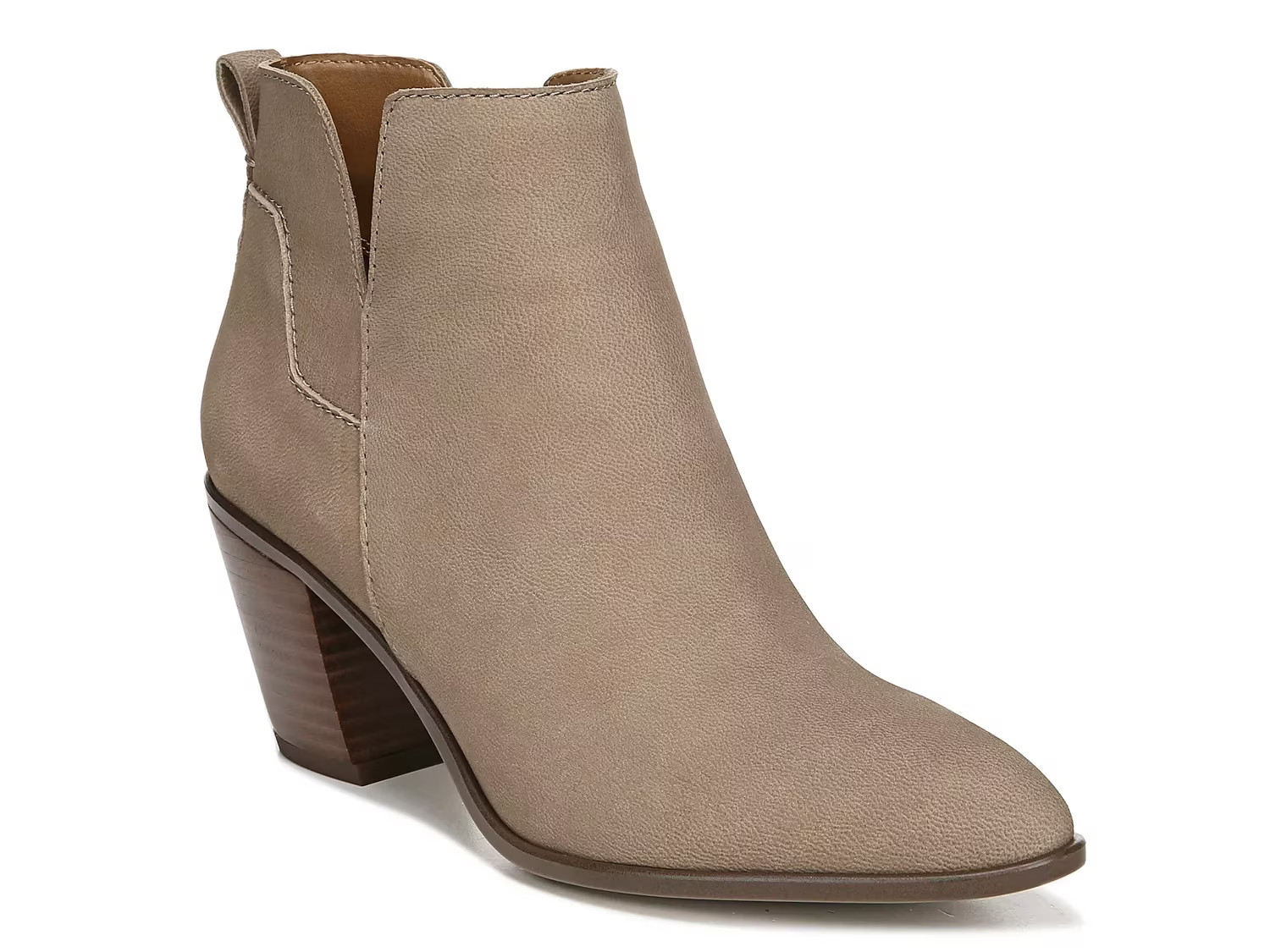 Franco Sarto Oreste Bootie - Women's - Taupe - Block Bootie | DSW