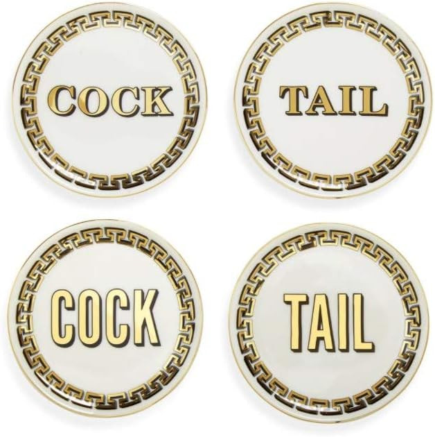 Jonathan Adler Coaster (Cock/Tail) | Amazon (US)