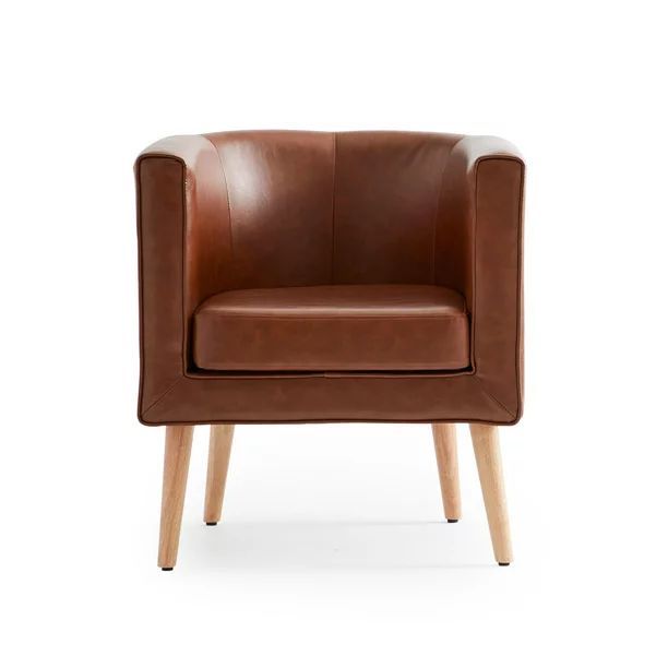 Gap Home Upholstered Club Chair, Camel | Walmart (US)
