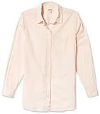 Amazon Brand - Goodthreads Women's Cotton Dobby Long-Sleeve Button-Front Tunic Shirt, Crystal Pink,  | Amazon (US)