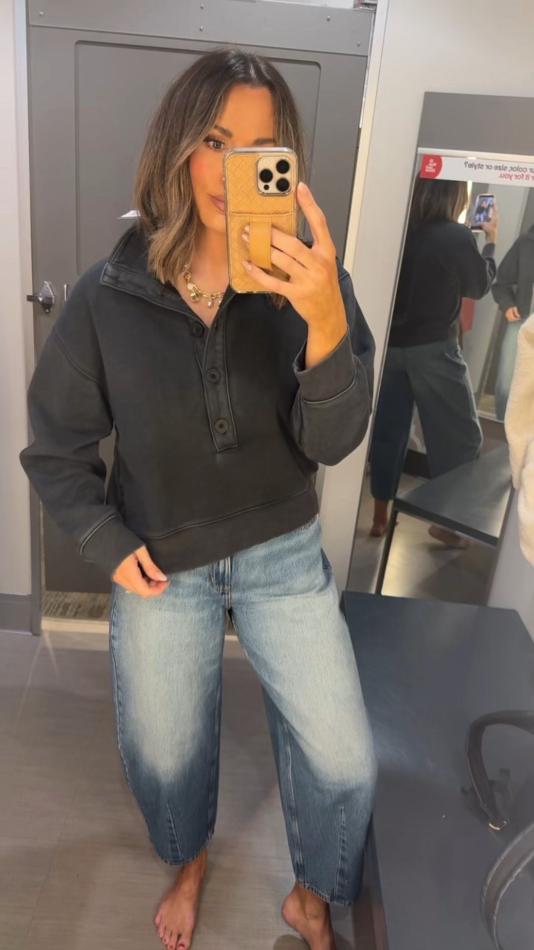 Pullover on sale today! Wearing a medium 

#LTKFindsUnder50 #LTKOver40