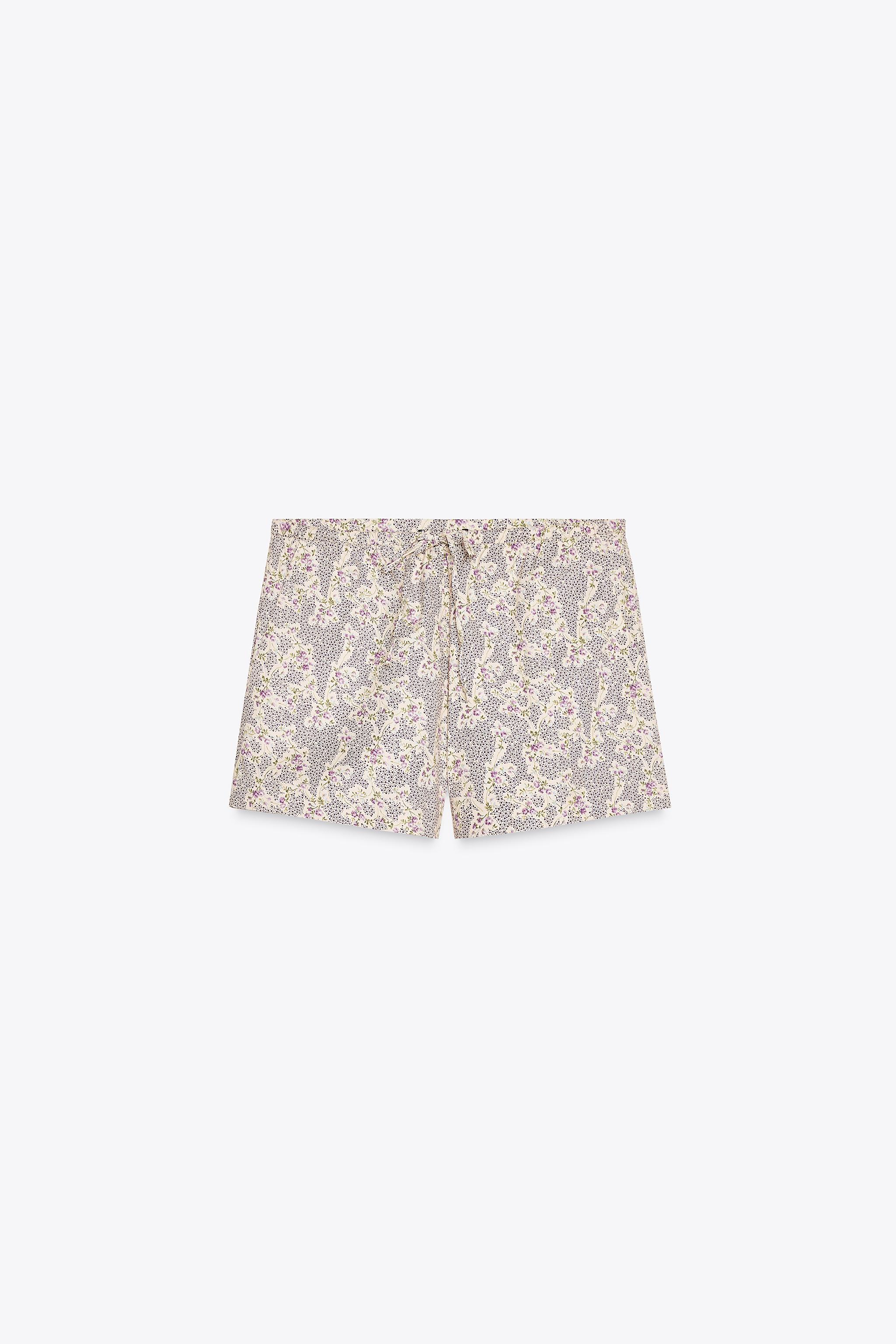 FLORAL PRINT SHORTS | Zara US