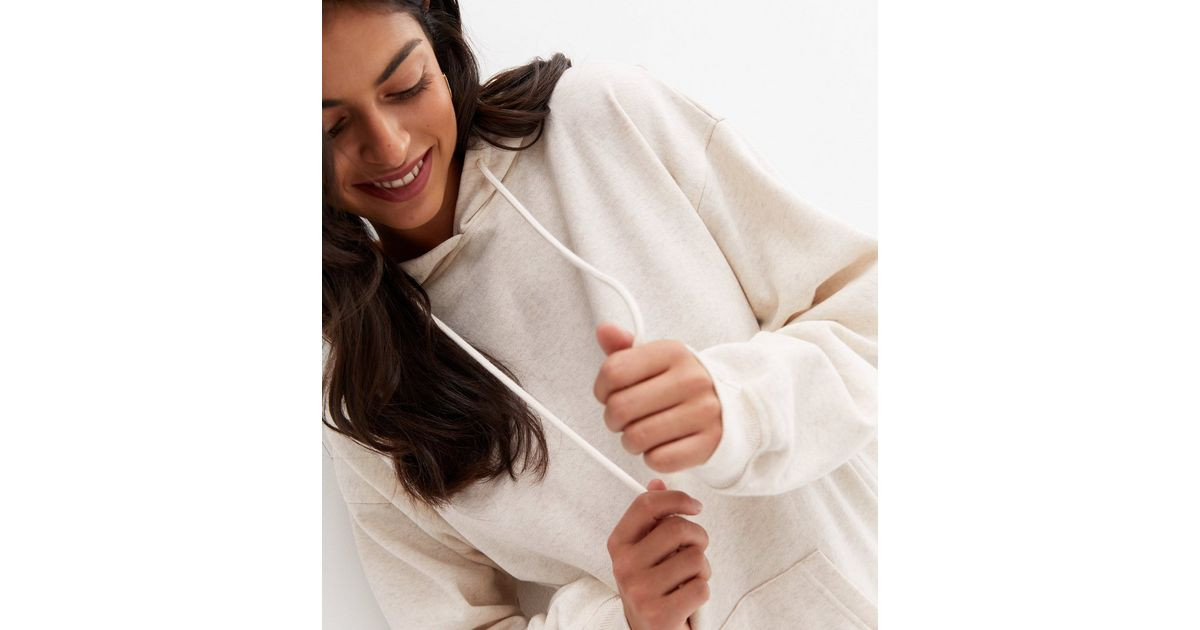 Cream Pocket Front Hoodie | New Look | New Look (UK)