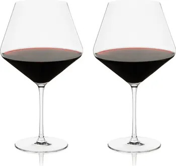 Viski Reserve Liminal Burgundy Wine Glasses Set of 2 | Nordstrom | Nordstrom