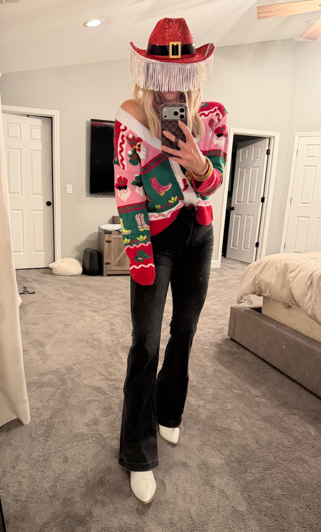 Same sweater, different party & another way to wear it! 

#LTKFindsUnder100 #LTKHoliday #LTKTall