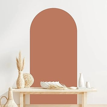 Boho Arch Wall Decal Decor, Modern Simple Style Arch Wall Sticker for Living Room Bedroom, Peel a... | Amazon (US)
