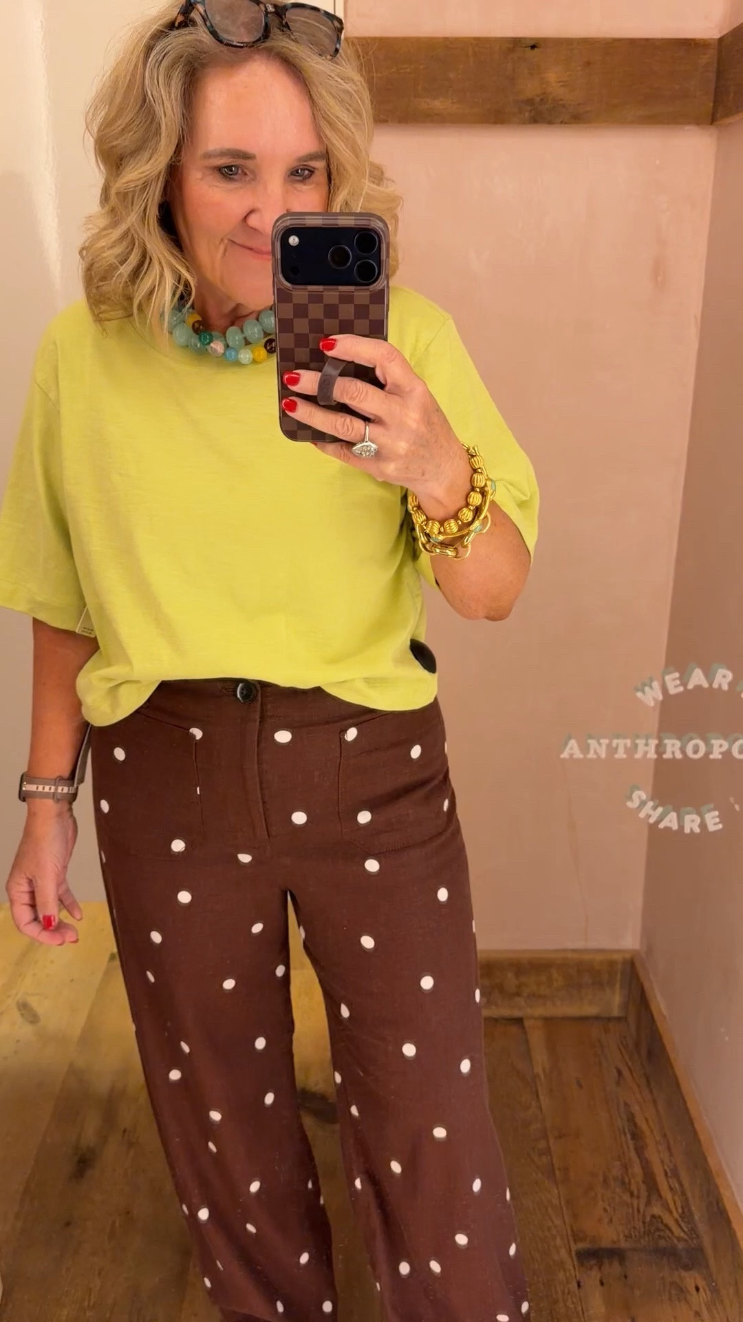 Linen Colette pants on sale this weekend in this brown polkadot. 

Tee size medium

#LTKOver40 #LTKSaleAlert #LTKPetite