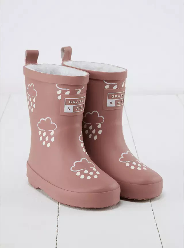 Buy GRASS & AIR Rose Colour Changing Kids Winter Wellies 7 Infant | Boots and wellies | Argos | argos.co.uk