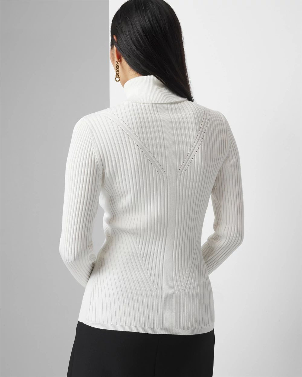 Ribbed Turtleneck Sweater | White House Black Market