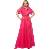 Plus Size Maxi Dress, Pink Shirt Women Clothing, Kaftan Women, Floor Length Gown | Etsy (US)