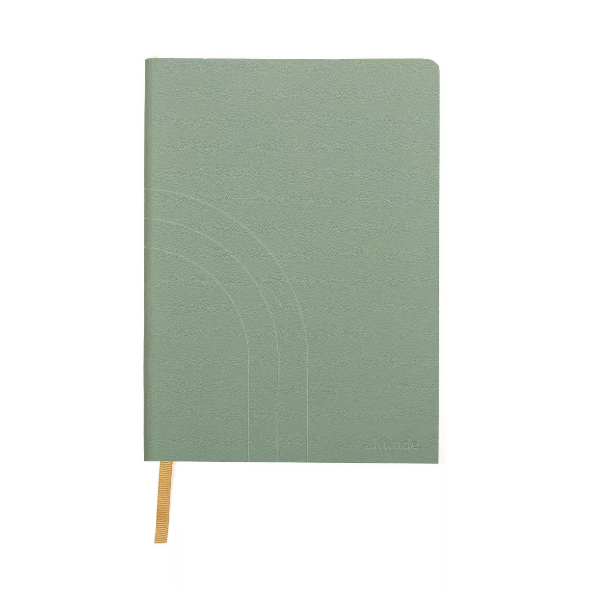 Altitude 80 Sheet College Ruled Journal 5.85"x8.25" Dark Sage Vegan Leather | Target