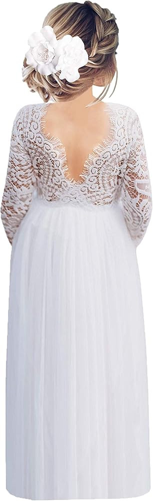 2Bunnies Girl Peony Lace Back A-Line Straight Tutu Tulle Party Flower Girl Dress | Amazon (US)