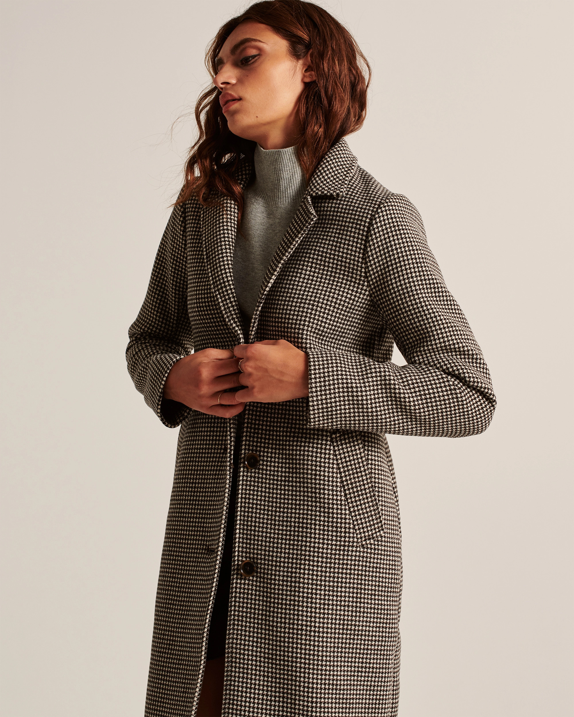 Calf-Length Dad Coat | Abercrombie & Fitch (US)