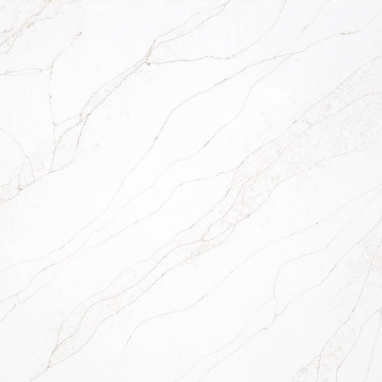 Revera 63" x 126" - 3 cm Polished Quartz in Calacatta Milan | Bedrosians Tile and Stone