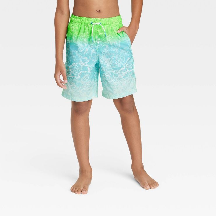 Boys' Ombre Tie-Dye Swim Trunks - Cat & Jack™ | Target
