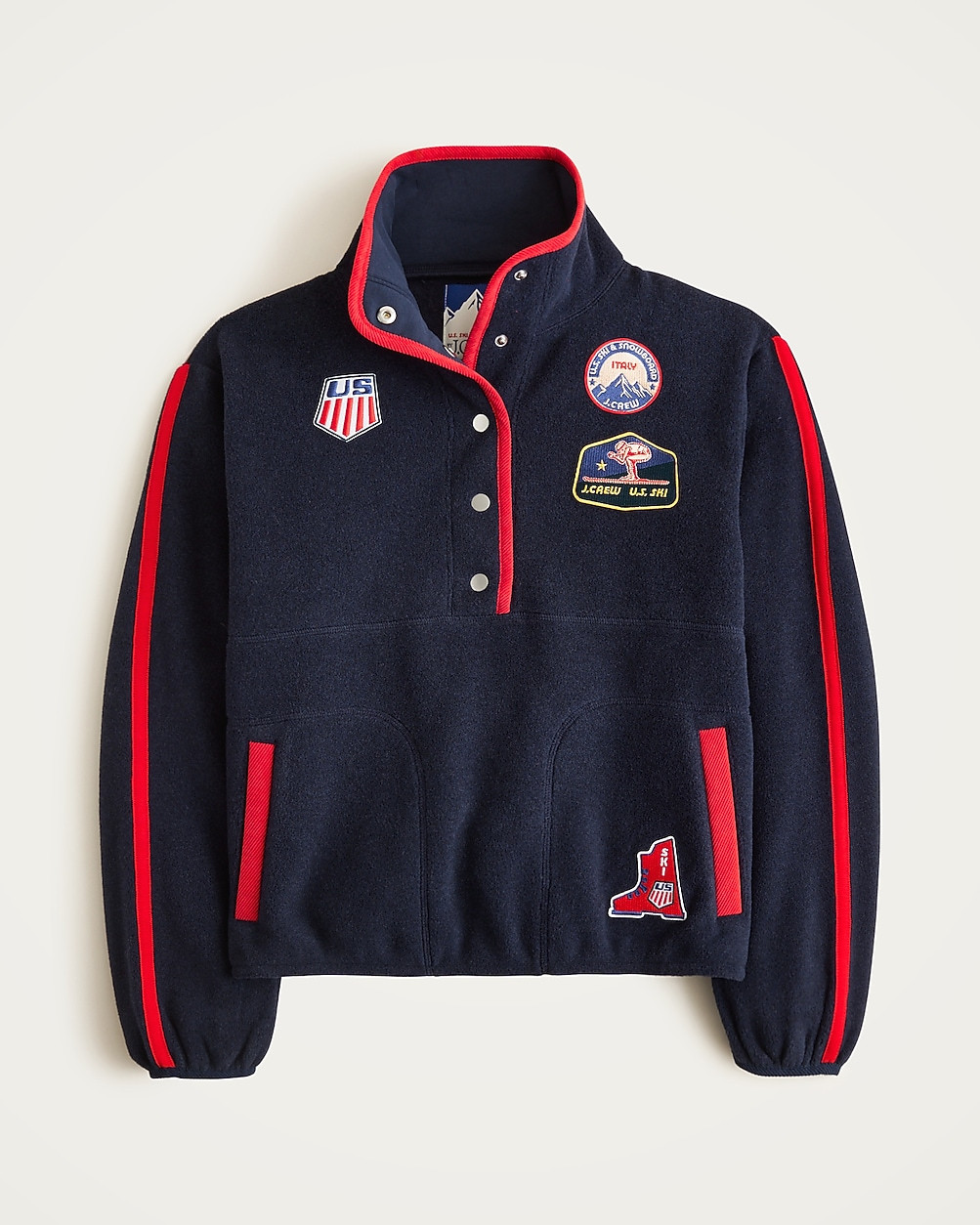 U.S. Ski & Snowboard by J.Crew warm-up fleece pullover | J. Crew US