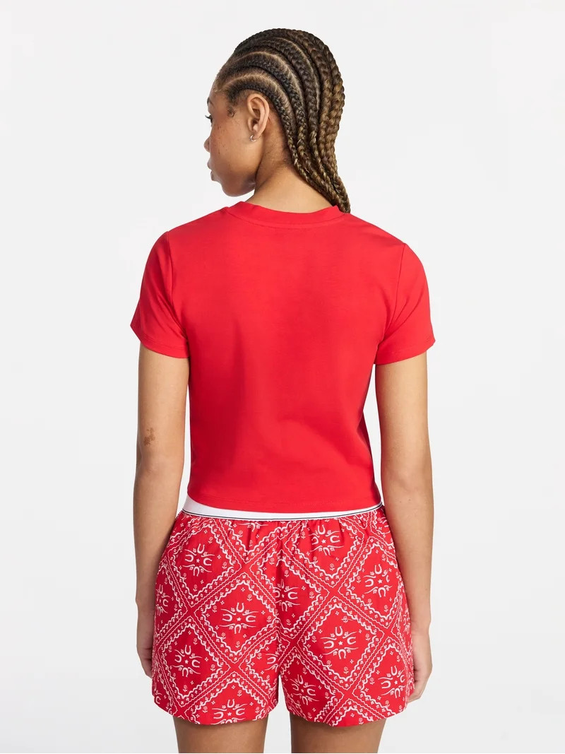 No Boundaries Graphic Baby Sleep Tee with Short Sleeves, Women's XS-XXL | Walmart (US)