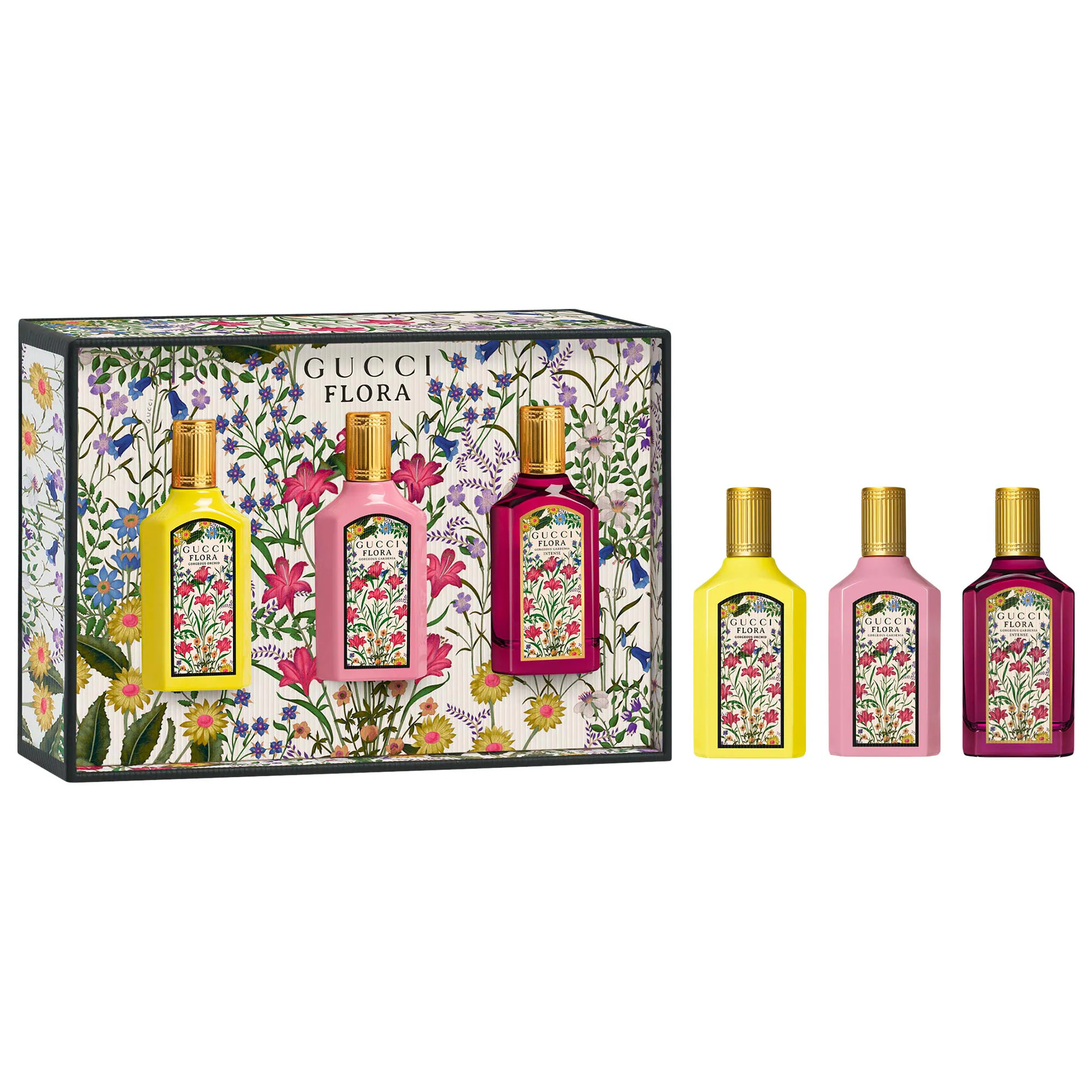 Gucci Mini Flora Gorgeous Collection Perfume Sampler Gift Set | Sephora (US)
