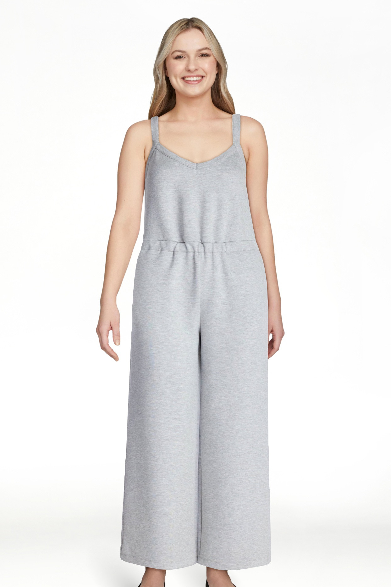 Scoop Women's and Women's Plus Scubaknit Tank Jumpsuit, Sizes XS-4X | Walmart (US)