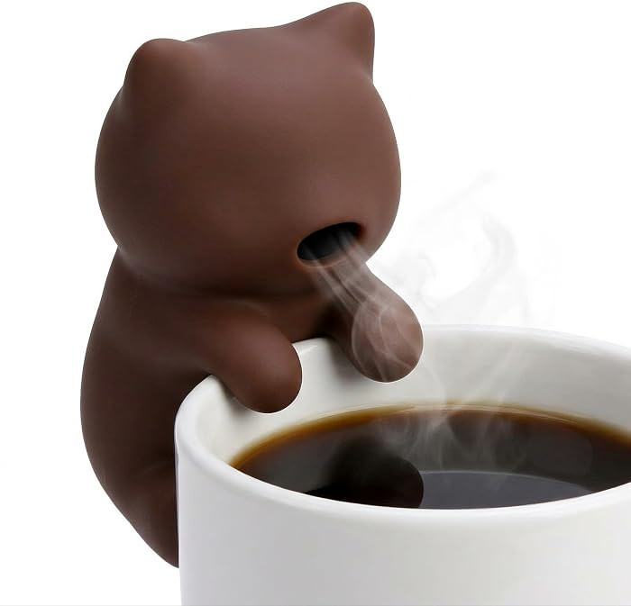 Mini Cooling Robot - Cat-Shaped Cooler for Hot Drinks & Food, 2 Speeds, Cools in 3 Mins, 3.14" Po... | Amazon (US)