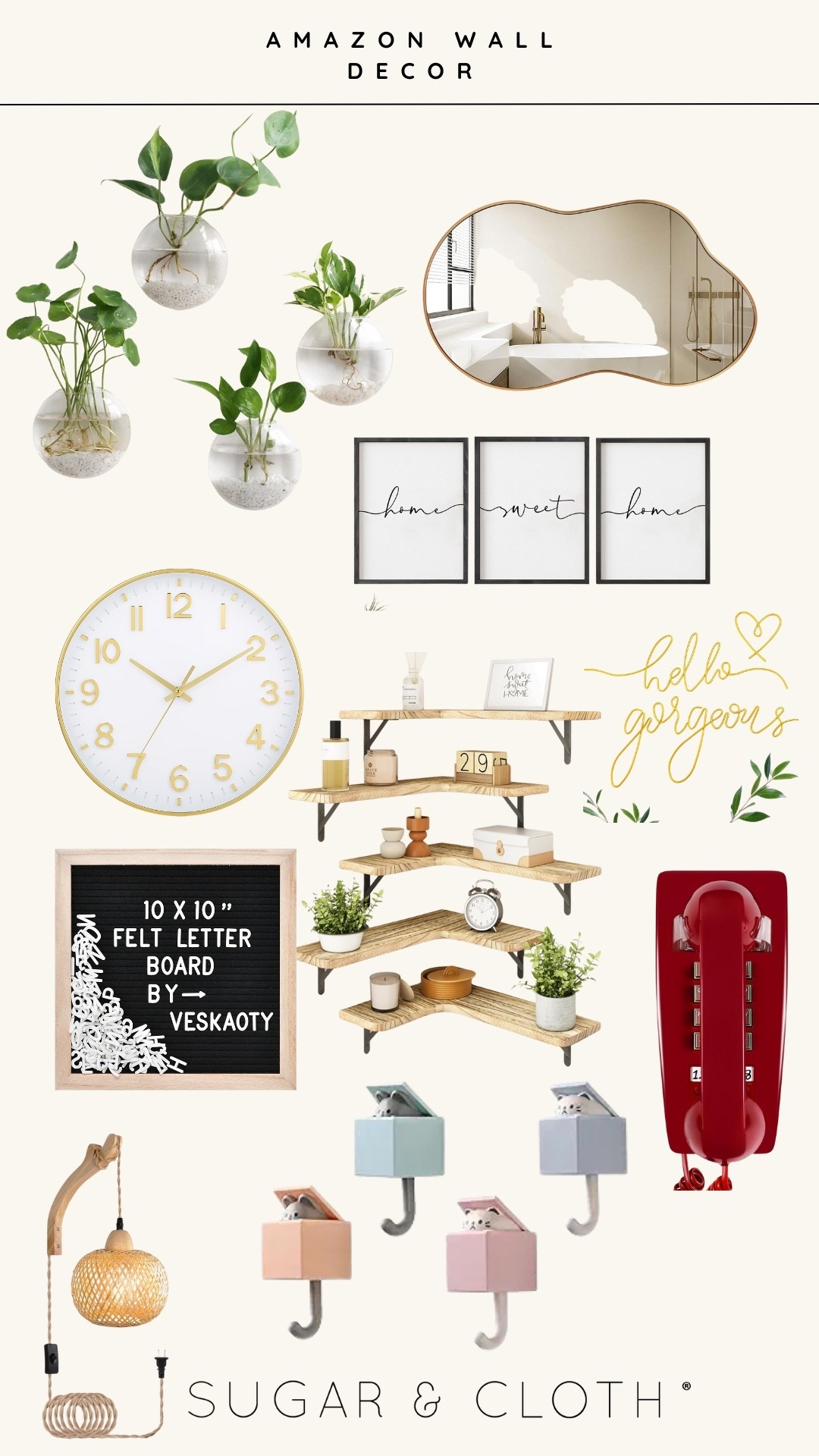 Found the cutest Amazon wall decor to turn blank spaces into cozy, curated corners ✨ 

#LTKSaleAlert #LTKHome #LTKItBag