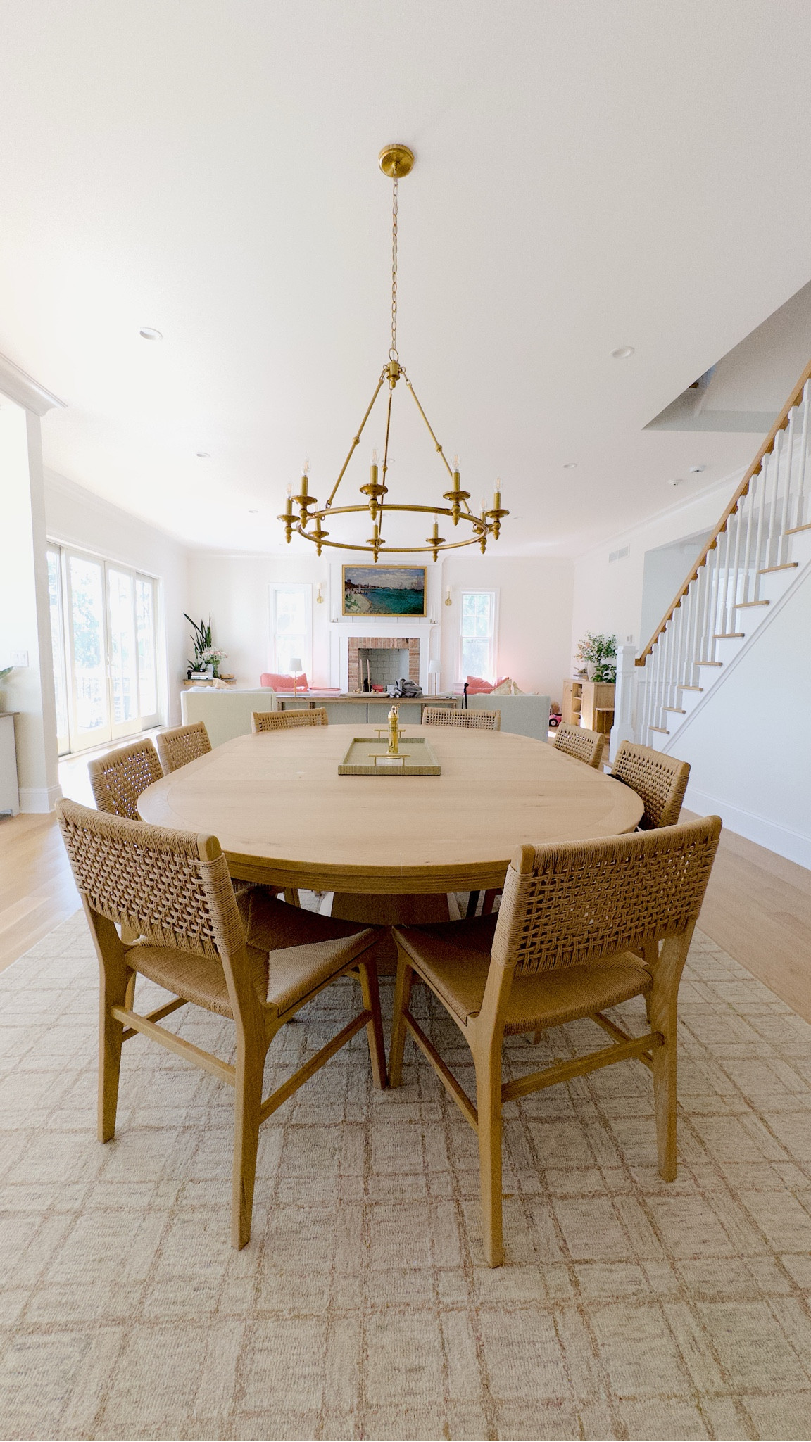 This table rivals our 10-person couch in best finds/purchases I’ve made for the new house 😍 It goes from 62” to almost 98” with two leaflets, allowing more than enough room to host both our families 🙌🏼 AND it’s currently on sale! 😉

#LTKFamily #LTKHome #LTKSaleAlert