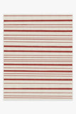 Hudson Stripe Red Rug | Ruggable