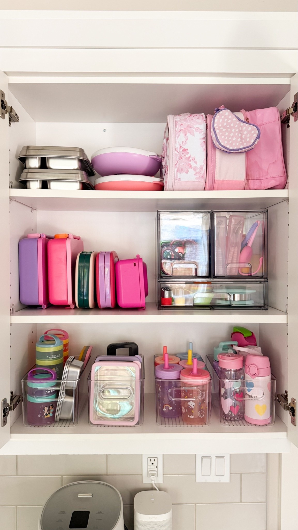 Lunchbox prep cabinet organization!

Stackable storage drawers and bins, Bentgo lunch boxes, lunch bag, snack spinner, insulated water bottle, stainless steel snack containers, spoon set, sandwich cutter set, uncrustable sandwich maker, cherry pitter

#LTKsummer #LTKkids #LTKhome