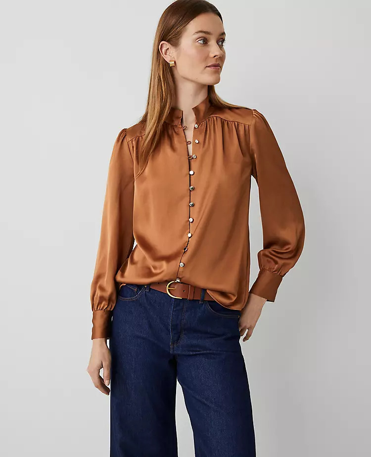 Multi Button Shirt | Ann Taylor (US)