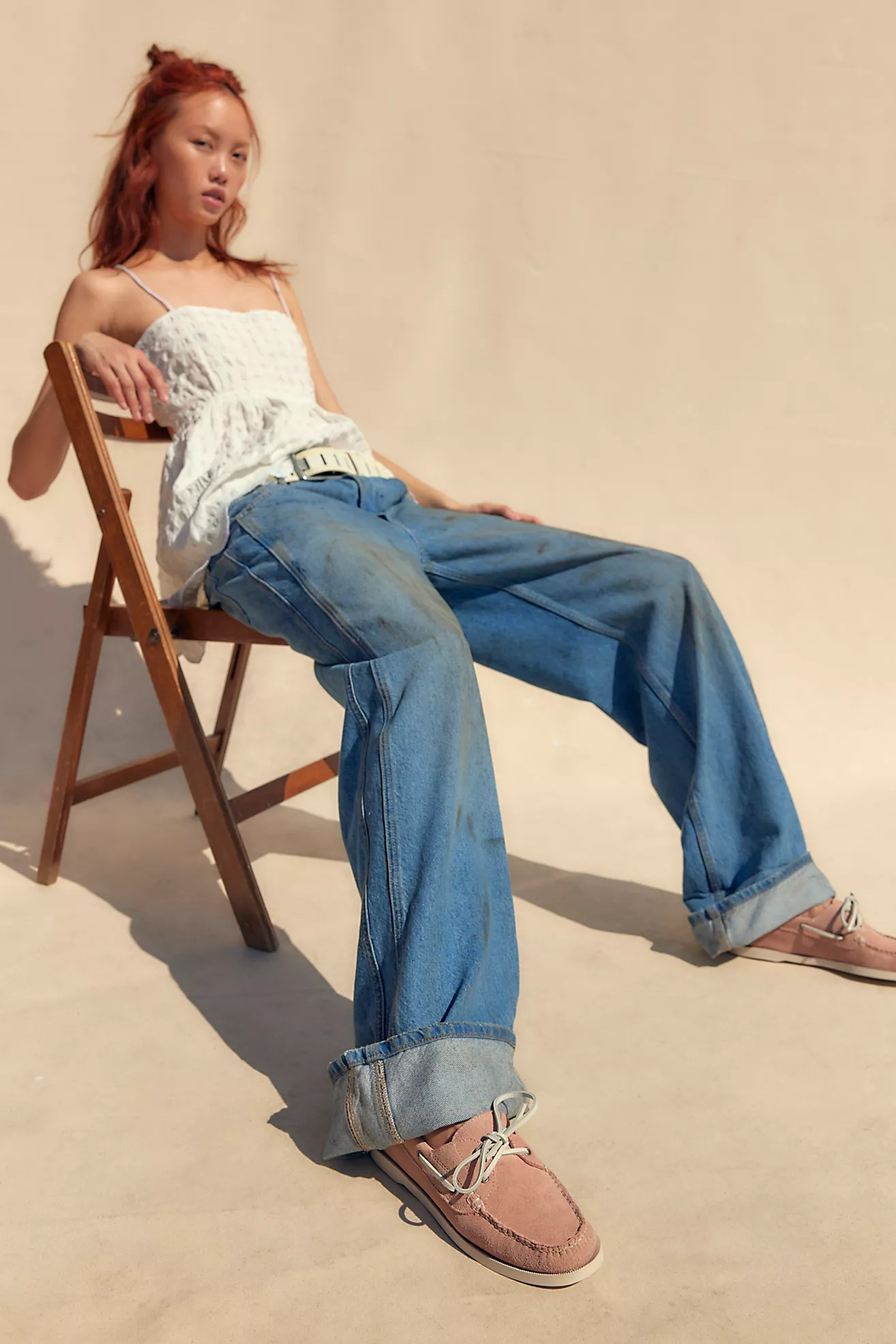 Bass Hampton Suede Boaters | Free People (Global - UK&FR Excluded)