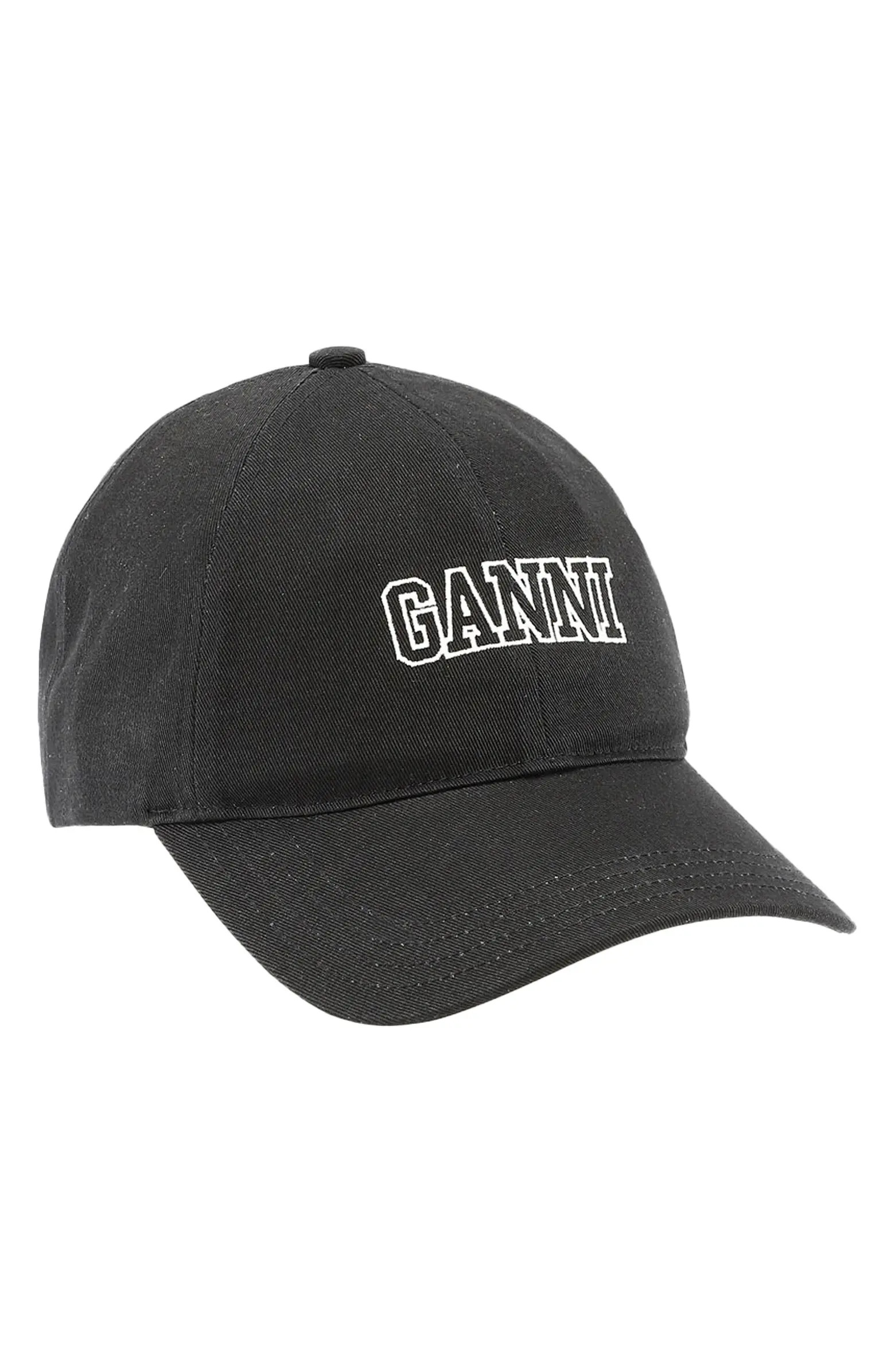 Ganni Organic Cotton Twill Baseball Cap | Nordstrom | Nordstrom