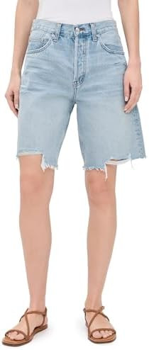 Madewell Women's The Essex Long Baggy Shorts | Amazon (US)