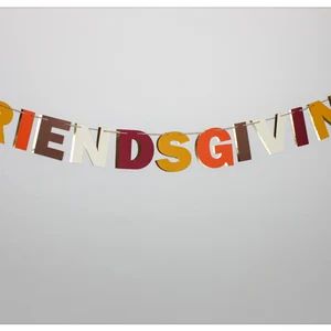 Friendsgiving Banner, Thanksgiving Banner, Happy Friendsgiving Banner, Happy Thanksgiving Banner,... | Etsy (US)