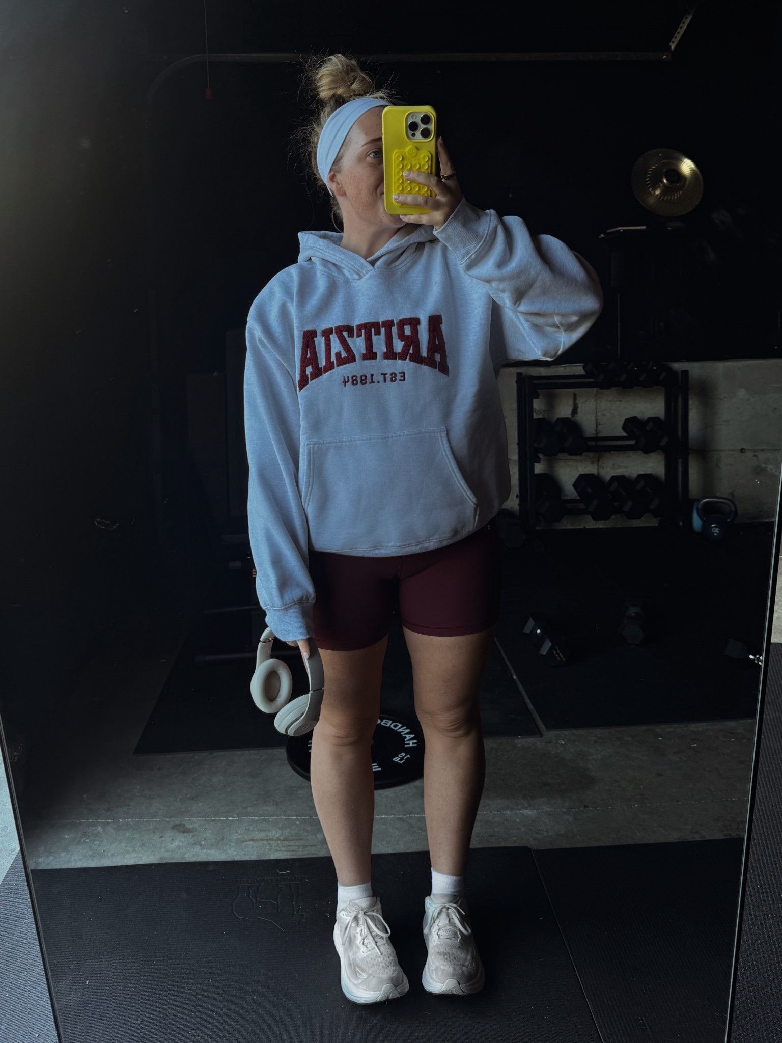 Seriously LOVING this matching set and hoodie! The hoodie also comes in a crew neck if you prefer that neckline. Super comfy! Wearing a Large in everything 🫶🏻

#LTKActive #LTKMidsize #LTKFindsUnder50