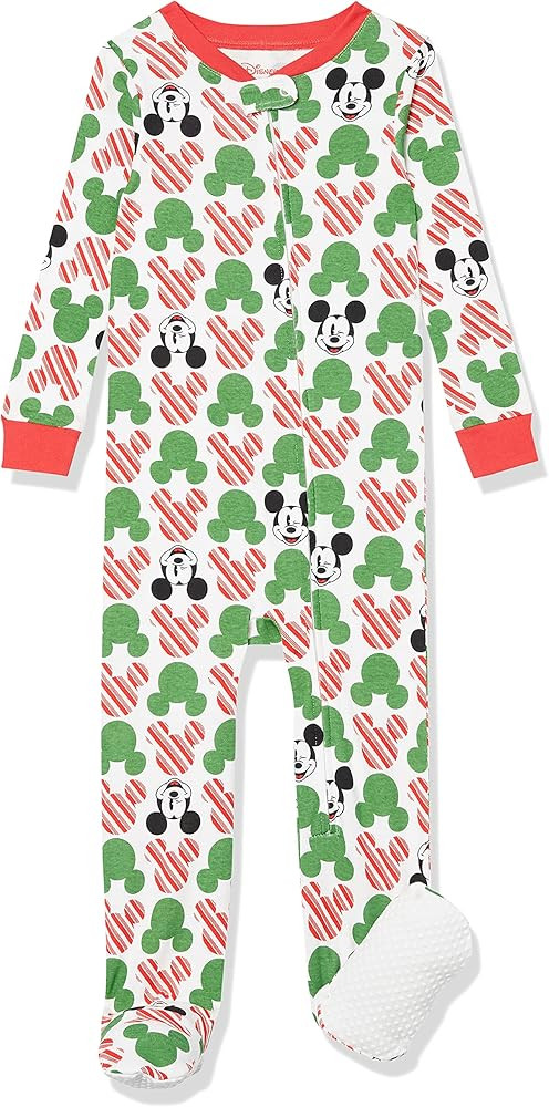 Amazon Essentials Disney | Marvel | Star Wars Unisex Babies' and Toddlers' Snug-Fit Cotton Footed... | Amazon (US)