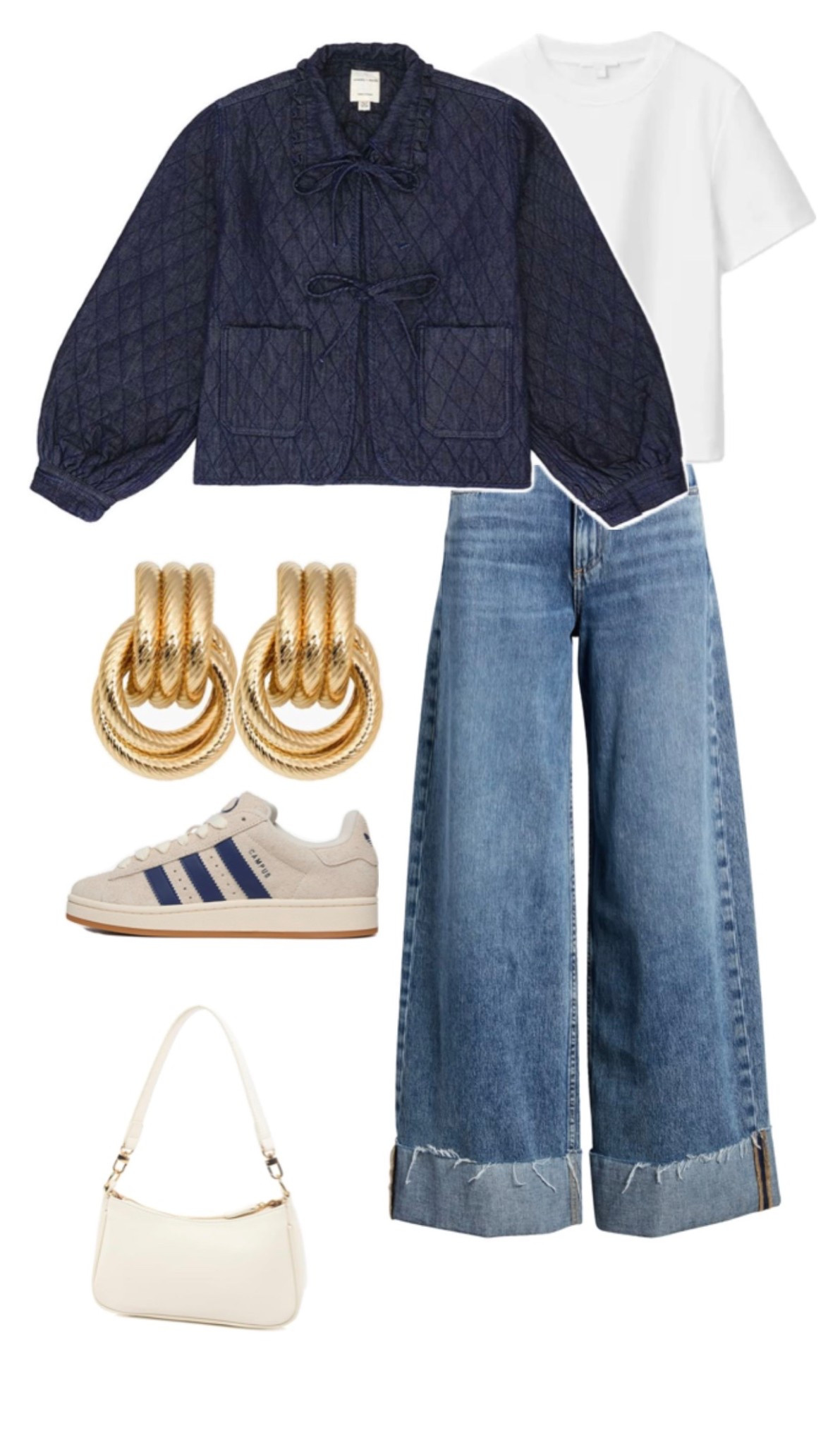 It was so cute on Pinterest I linked the pieces to try this style myself. Simple denim and neutrals working together to give the effortless cool girl vibes. The quilted denim jacket and Adidas I already have so I’m going to style it myself. 


Everyday style, casual outfits, coffee run outfit, comfortable outfit, simple style, everyday finds, Nordstrom finds, denim on denim 

 

#LTKSaleAlert #LTKmomlife #LTKootd