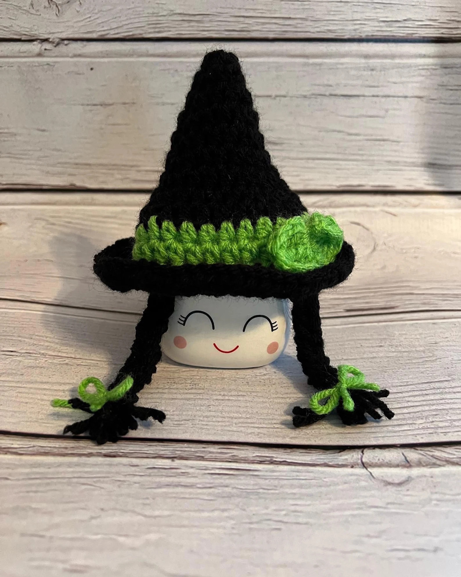 Crocheted Marshmallow Hat - Etsy | Etsy (US)