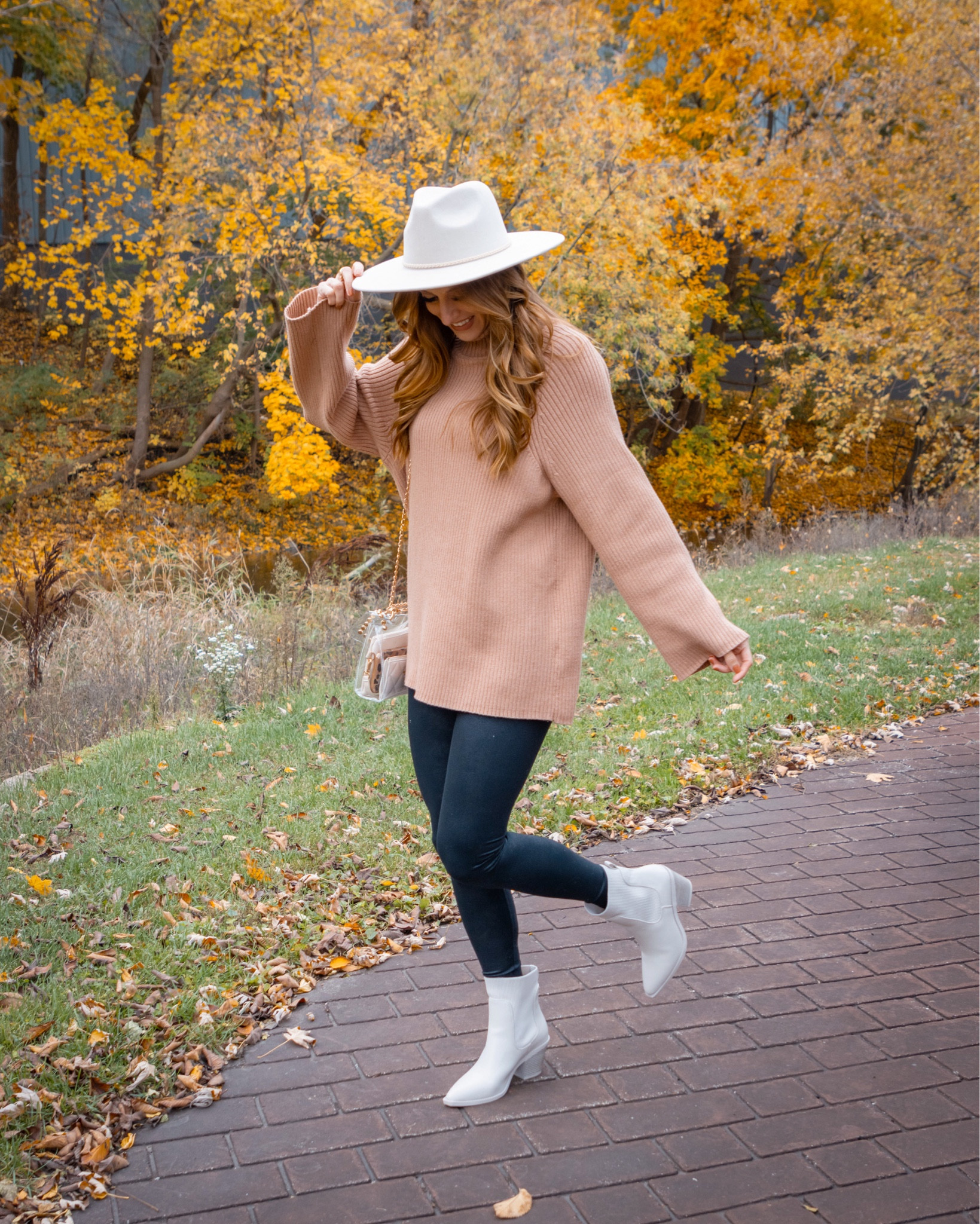 Wore this head to toe Amazon outfit to a concert last weekend. 
Leggings are super comfortable and also stretchy enough to stuff a beer down when you want to sneak it out of the venue because you didn’t finish it during the show 😉
I’m wearing a size small in the sweater and an extra small in the leggings

Amazon outfits | fall outfits | Thanksgiving outfit | Amazon sweater | black faux leather leggings | white booties | western booties | Amazon fashion | Amazon finds | Amazon clothes | Amazon influencer


#LTKSeasonal #LTKstyletip #LTKfindsunder50