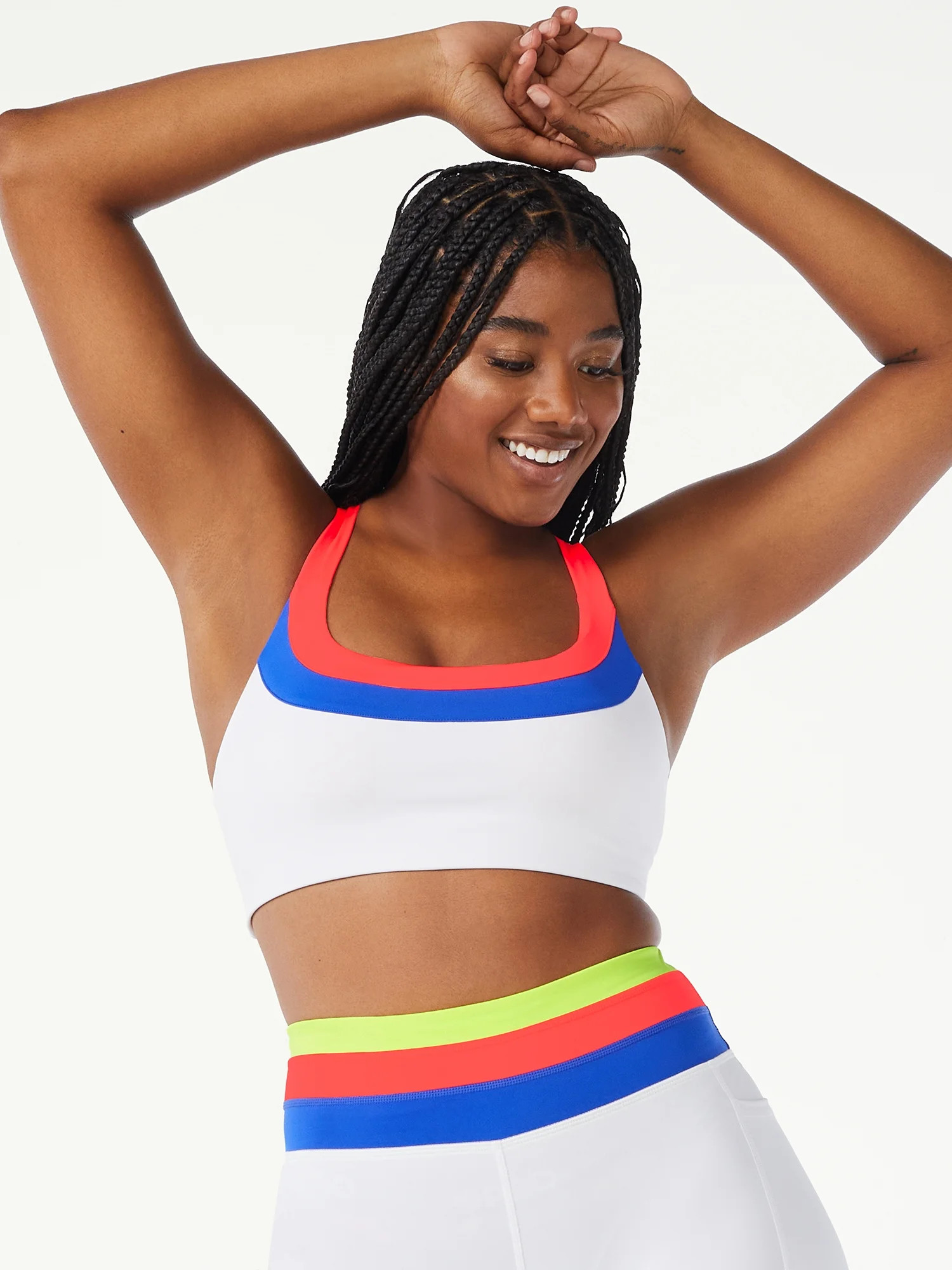 Love & Sports Women's Sophia Compression Sports Bra | Walmart (US)