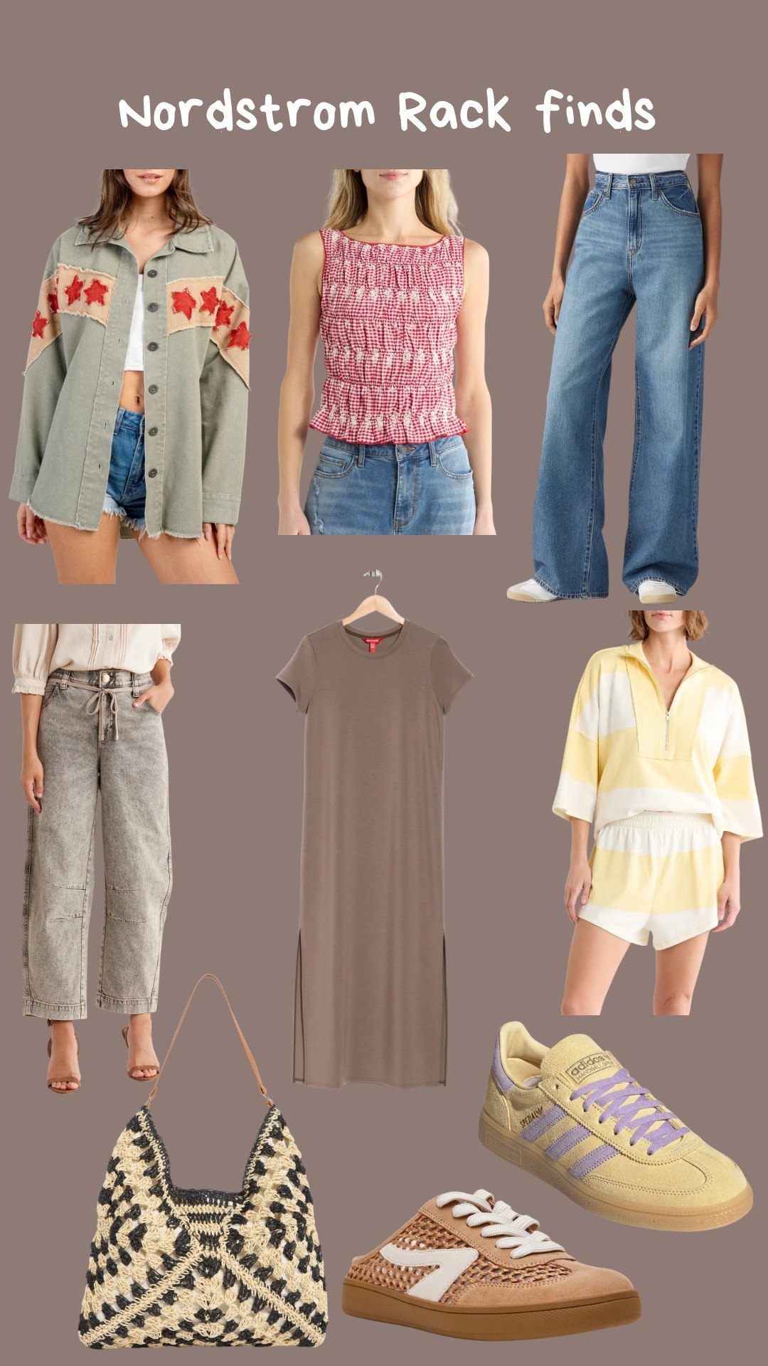 Women’s spring finds
Spring outfit women’s 
Spring outfit 
Matching set
Matching sets
Barrel jeans 
Gingham 
Slip on sneakers 
Bags
Bag

#LTKSeasonal #LTKmomlife