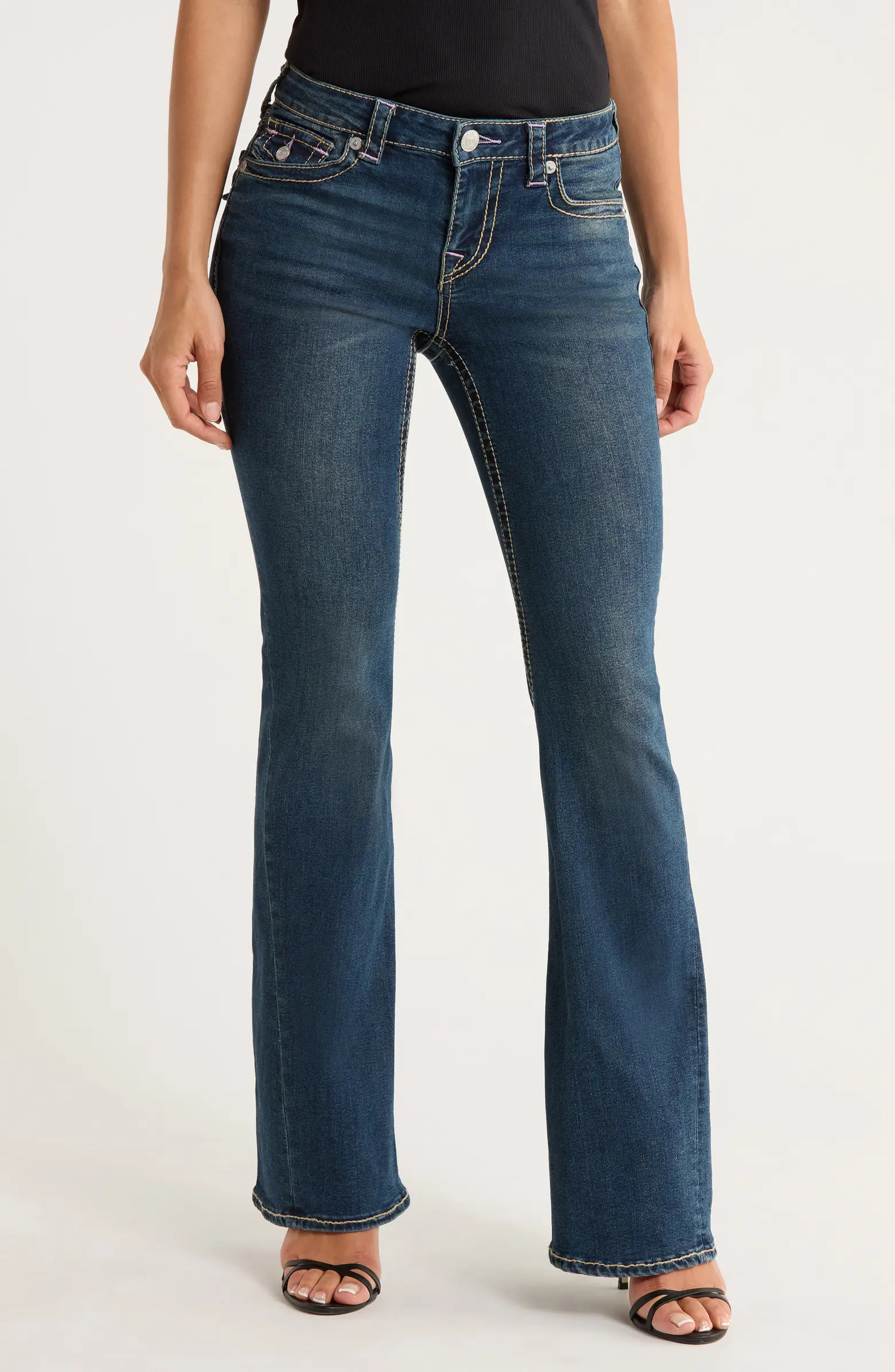 Joey Big T Flap Pocket Flare Leg Jeans | Nordstrom Rack