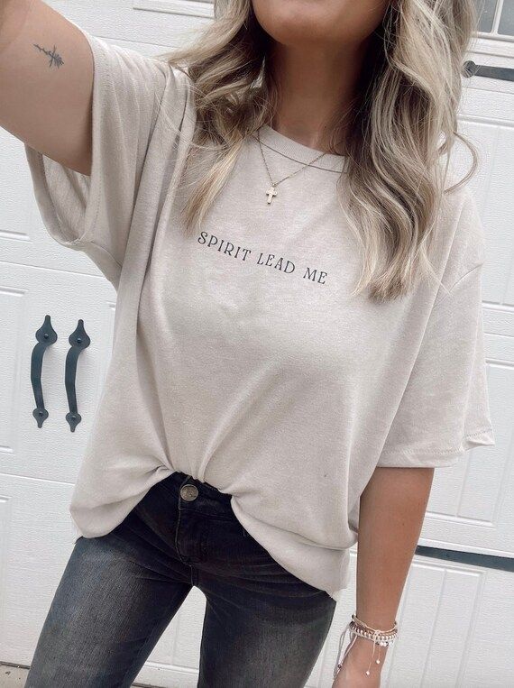 Spirit Lead Me Graphic Tee || Sublimation Graphic T-Shirt || Christian Tee || Christian Apparel | Etsy (US)